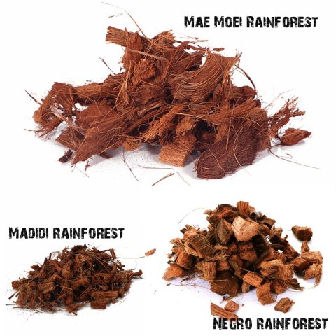 Terrario Mae Moei Rainforest 5l 450g - duże zrębki kokosa Terrario