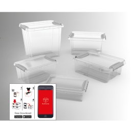Pojemnik z pokrywą Plast Team Pro Box QR 21L