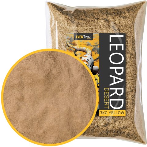 Aventerra Sweden LEOPARD Desert Yellow 3kg - glina do terrarium Aventerra