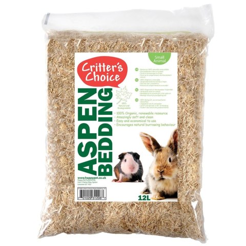 HappyPet Aspen Bed 12l - chłonące podłoże dla gryzoni Happypet