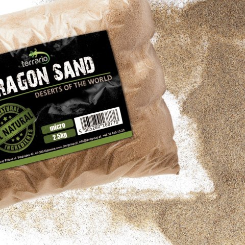 Terrario Dragon Sand 2.5kg - mikro piasek pustynny Terrario