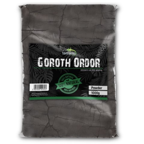 Terrario Terrario Goroth Ordor 1kg - czarna glina do terrarium pustynnego