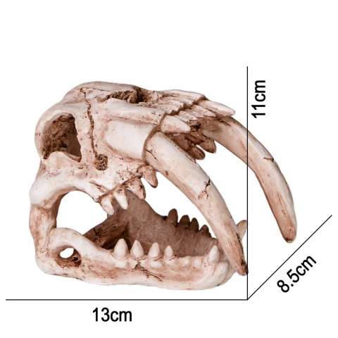 Terrario Sabertooth Skull - czaszka tygrysa do terrarium 13x8,5x11 cm Terrario
