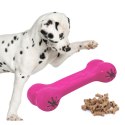 Pet Nova zabawka - kość na przysmaki z aromatem wołowiny różowa 11cm Aqua Nova