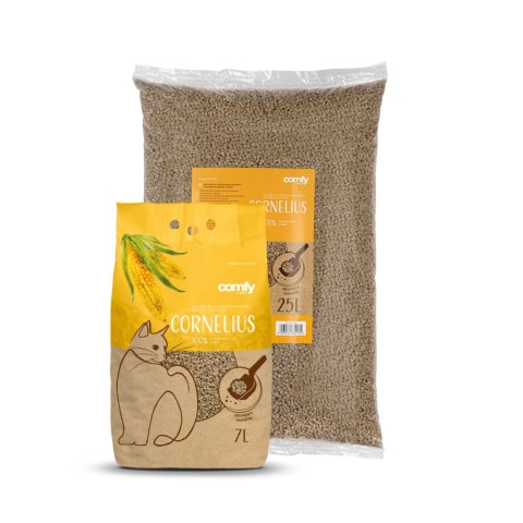 Comfy Cornelius Natural 7l - żwirek kukurydziany dla kota Aquael