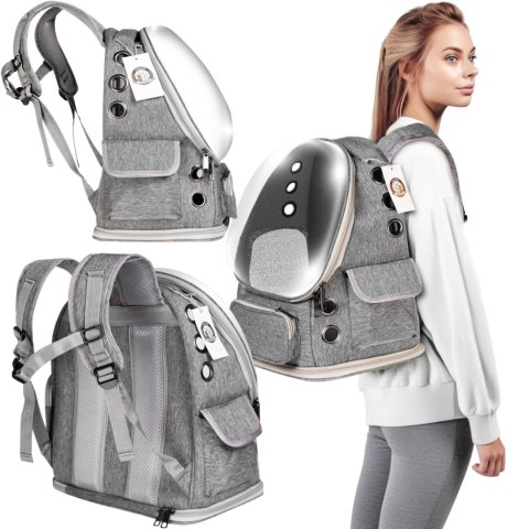 Furrever Friends Citty Grey - plecak transporter dla kota i psa Furrever Friends