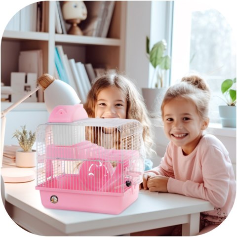 Furrever Friends Miku Homie M Pink - klatka dla małych gryzoni kompletny zestaw Furrever Friends
