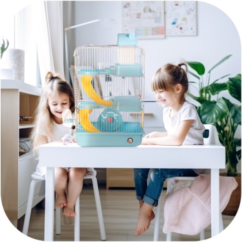 Furrever Friends Miku Skyscraper Blue - klatka dla małych gryzoni kompletny zestaw Furrever Friends