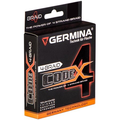 Genlog Germina 4-BRAID CODE 0,14mm GREEN - plecionka wędkarska 150m