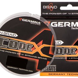 Genlog Germina 4-BRAID CODE 0,18mm GRAY - plecionka wędkarska 150m