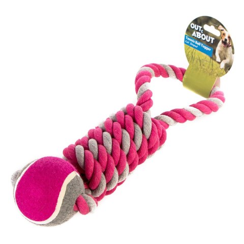 HappyPet Tennis Ball Tugger - piłka tenisowa z sznurem Happypet