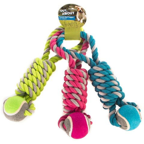 HappyPet Tennis Ball Tugger - piłka tenisowa z sznurem Happypet