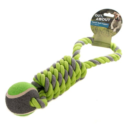 HappyPet Tennis Ball Tugger - piłka tenisowa z sznurem Happypet