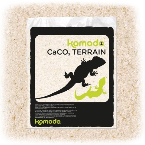 Komodo CaCo3 Sand White - jadalny piasek dla gadów Komodo