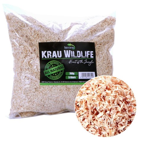 Terrario Krau Wildlife 5l - włókno drewniane Aspen / Lignocel Terrario