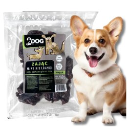 2Dog Mini Kiełbaski ZAJĄC 160 g