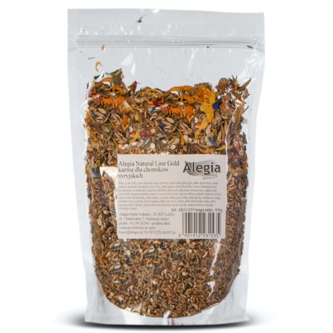 Alegia Natural Line Gold - karma dla chomików syryjskich 500g Alegia