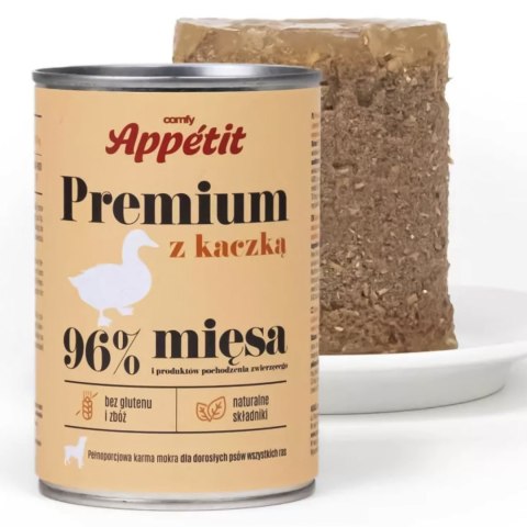 Comfy Appetit Premium z kaczką - karma mokra dla psa 400g Aquael