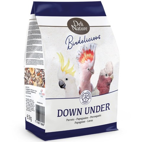 Deli Nature Birdelicious Down Under 800g - pokarm dla średnich papug kakadu Deli Nature
