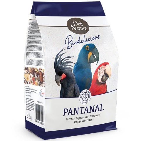 Deli Nature Birdelicious Pantanal 750g - pokarm dla papugi Ara i Kakadu Palmowe Deli Nature
