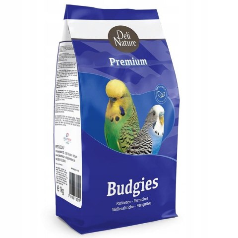Deli Nature Premium Budgies - mieszanka nasion dla małych papug falistych 1kg Deli Nature