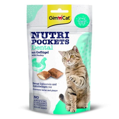 GimCat Nutri Pochets Dental - kocie przysmaki na zęby Gimdog / Gimcat