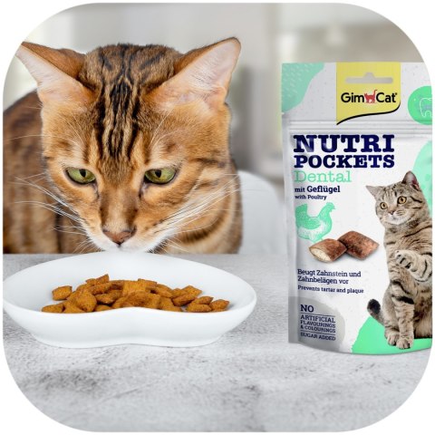 GimCat Nutri Pochets Dental - kocie przysmaki na zęby Gimdog / Gimcat