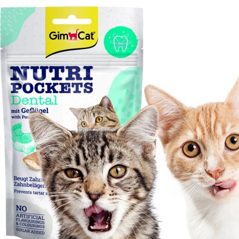 GimCat Nutri Pochets Dental - kocie przysmaki na zęby Gimdog / Gimcat