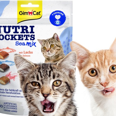 GimCat Nutri Pockets Sea MIX - kocie przysmaki na oczy i serce 150g Gimdog / Gimcat