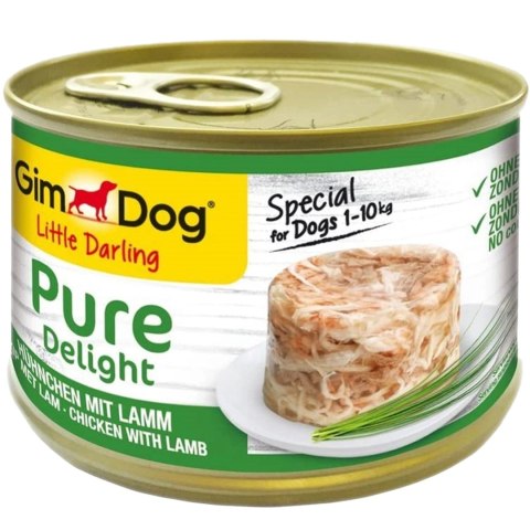 Gimdog Pure Delight 150g - karma dla małych psów kurczak i jagnięcina w galarecie Gimdog / Gimcat