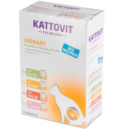 Kattovit Urinary Multipack 12x85g - karma dla kotów chorych na dolne drogi moczowe KATTOVIT