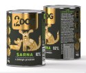 MOKRA KARMA DLA PSA SARNA 400 g MONOPROTEINOWA HIPOALERGICZNA Z BŁONNIKIEM
