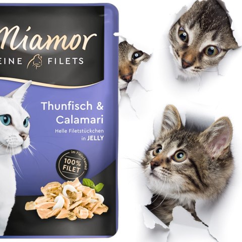 Miamor Filets Thunfisch & Calamari - tuńczyk i kalmary w galarecie 100g Miamor