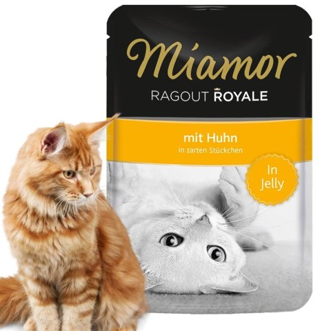 Miamor Ragout Royal - mokra karma dla kota kurczak w galarecie 100g Miamor