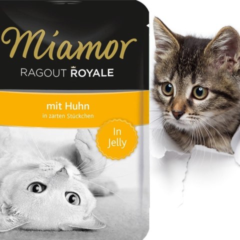 Miamor Ragout Royal - mokra karma dla kota kurczak w galarecie 100g Miamor