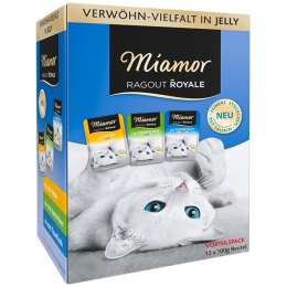 Miamor Royale 12pack Verwohn - kurczak, tuńczyk i królik w galarecie 12x100g Miamor