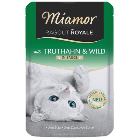 Miamor Royale mit Truthahn & wild - mokra karma indyk i dziczyzna w sosie 100g Miamor