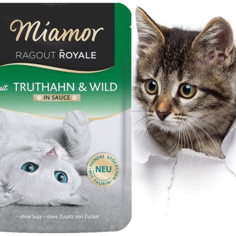 Miamor Royale mit Truthahn & wild - mokra karma indyk i dziczyzna w sosie 100g Miamor