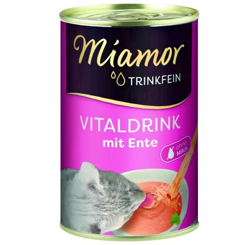 Miamor Vitaldrink mit Ente - kaczka zupka dla kotów 135ml Miamor
