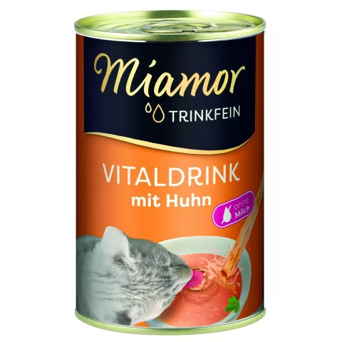 Miamor Vitaldrink mit Huhn - kurczakowa zupka dla kotów 135ml Miamor
