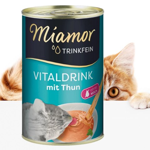 Miamor Vitaldrink mit Thun - tuńczykowa zupka dla kotów 135ml Miamor